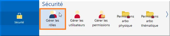 Gestion des rôles